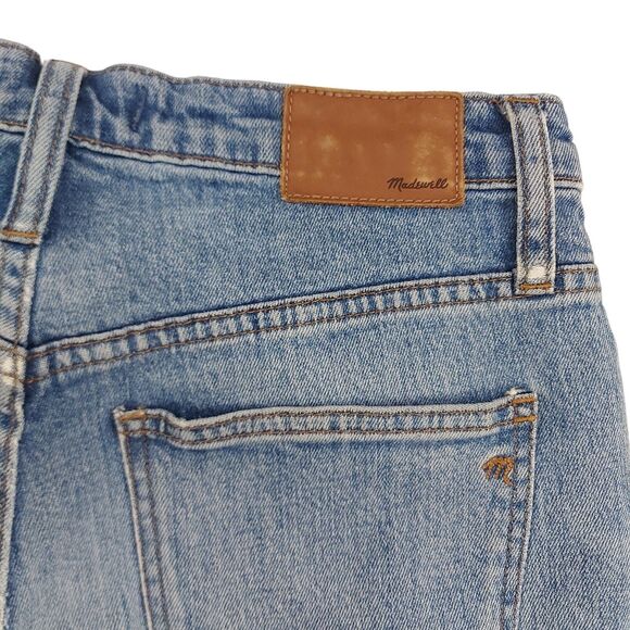 Madewell The High-Rise Slim Boyjean Womens 24 Blue Distressed Premium Denim - Picture 8 of 12